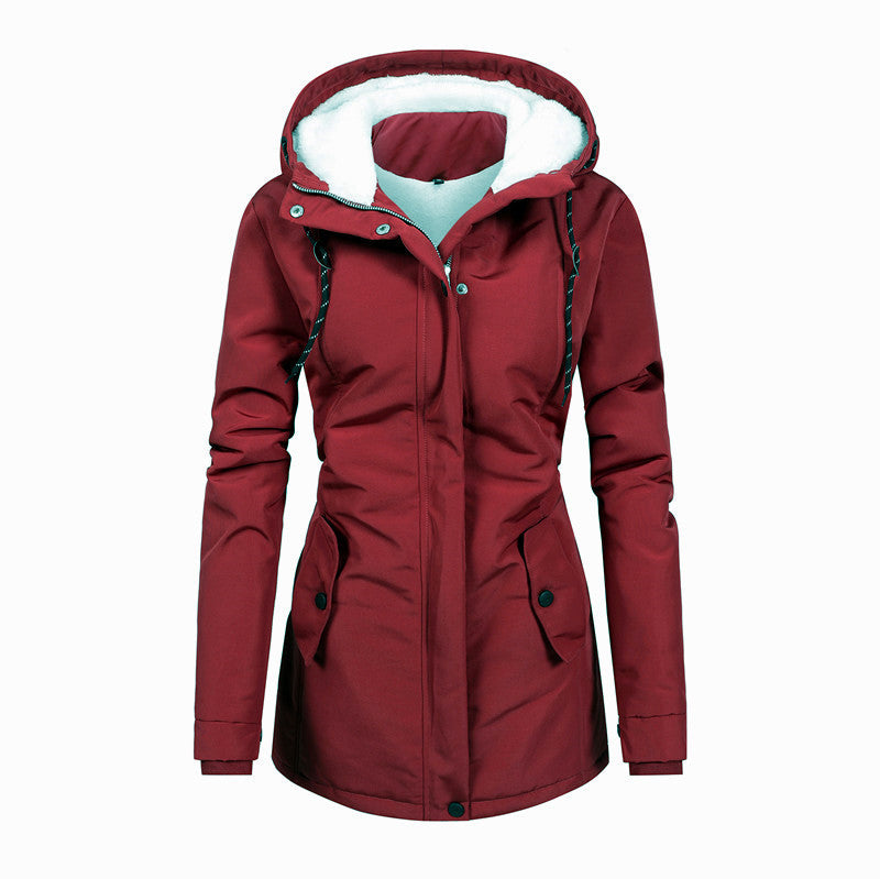 EMILIA | Warme Winterjacke mit Fell