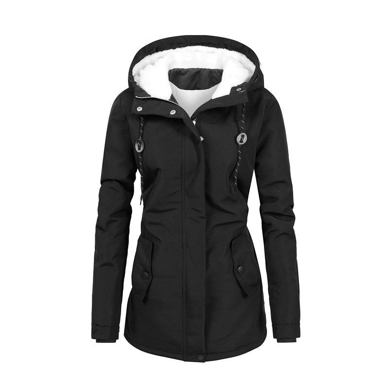 EMILIA | Warme Winterjacke mit Fell