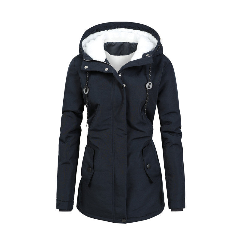 EMILIA | Warme Winterjacke mit Fell