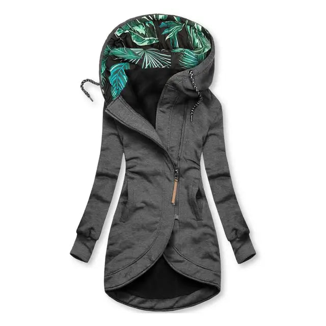 HELENA | Warmer Wintermantel mit Muster