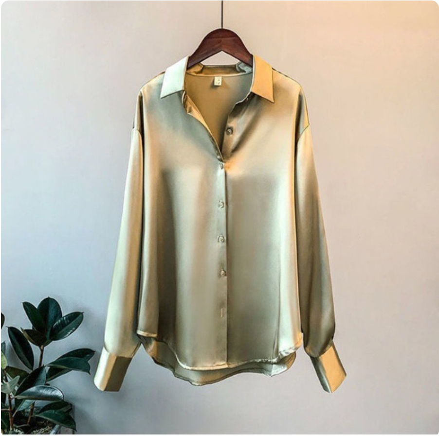 MARIA | Damenbluse aus Satin